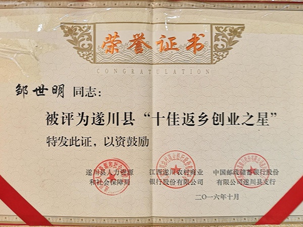 榮譽資質(zhì)